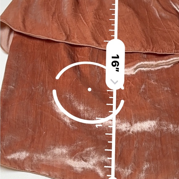 Alice + Olivia Velvet  Silk Blend Velvet Ruffled Halter Top - Picture 11 of 11